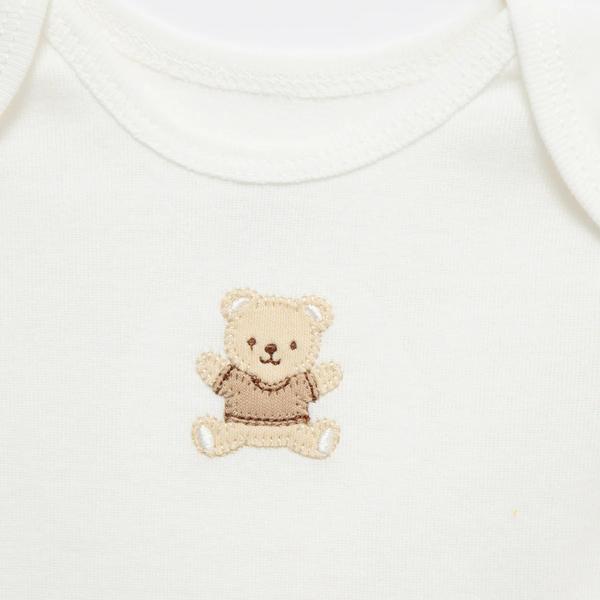 Baby Unisex (NB-9M) Little Me(R) 3pk. Gentle Bear Bodysuits alternate view