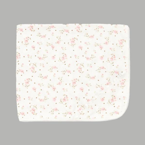 Little Me(R) Floral Scroll Receiving Blanket