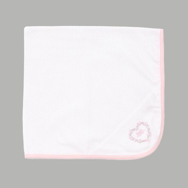 Little Me(R) Thank Heaven Light Pink Receiving Blanket