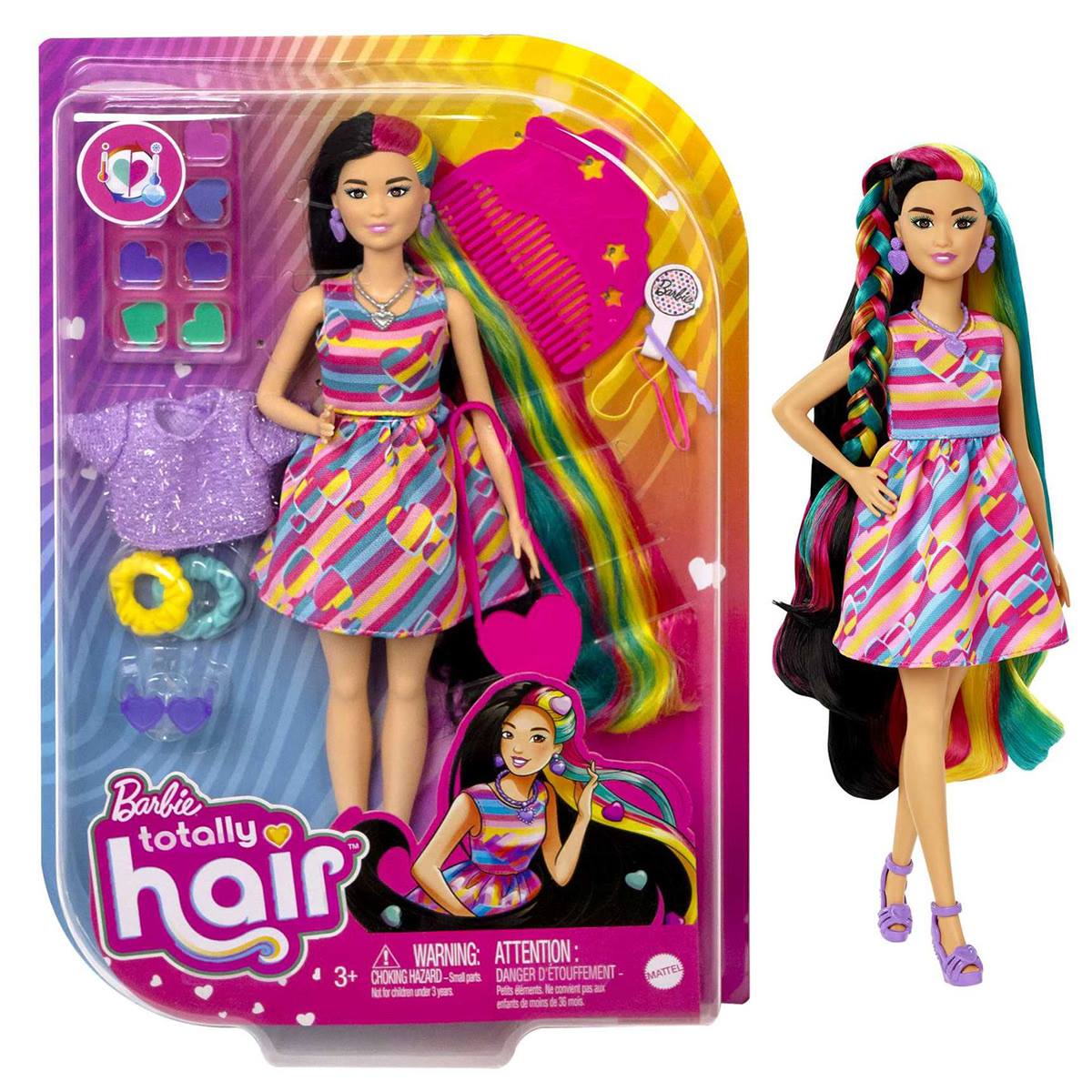 Barbie(R) Totally Hair Heart Themed Doll