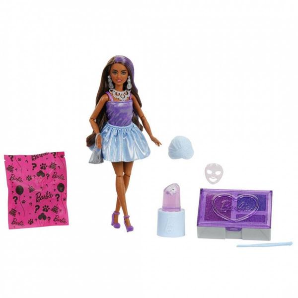 Barbie(R) Party Unboxed Glam Party Purple Sparkle Doll &Accessories alternate view