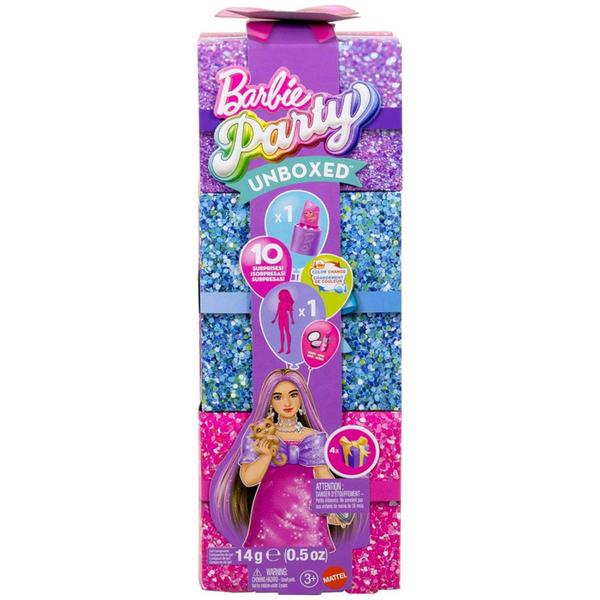 Barbie(R) Party Unboxed Glam Party Pink Sparkle Doll & Accessories
