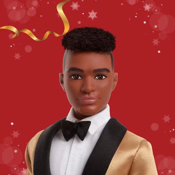 Barbie(R) 2025 Holiday Ken African American Doll alternate view