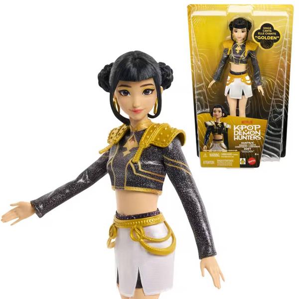 Mattel(R) KPOP Demon Hunters HUNTR/X Zoey Golden Singing Doll