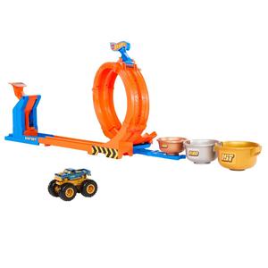 Hot Wheels(R) Monster Trucks Loop & Flip Trophy Challenge
