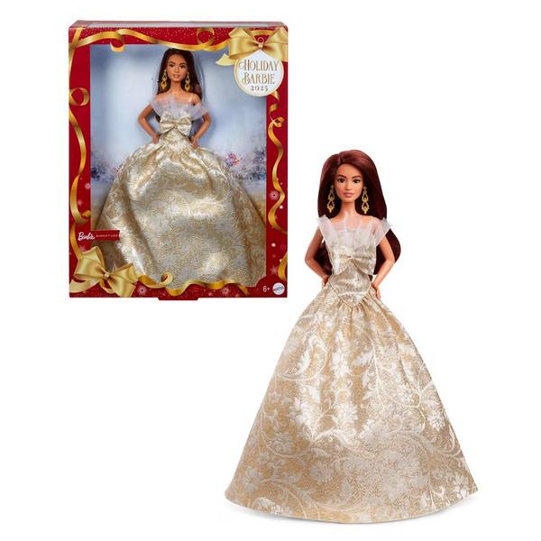 Barbie(R) 2025 Holiday Barbie(R) with Brown Hair
