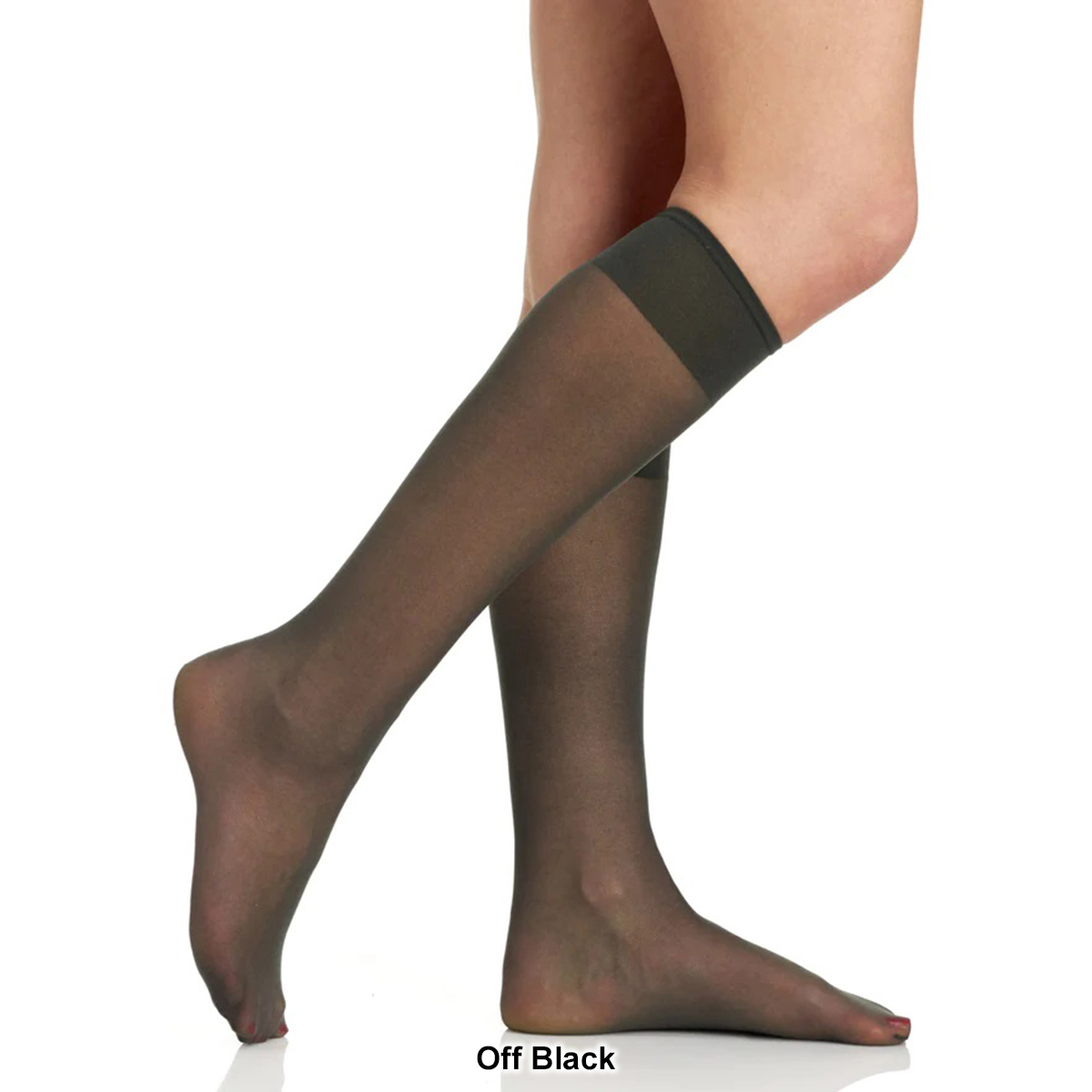 Womens Berkshire 3pk. All Day Sheer Knee High Toe Hosiery