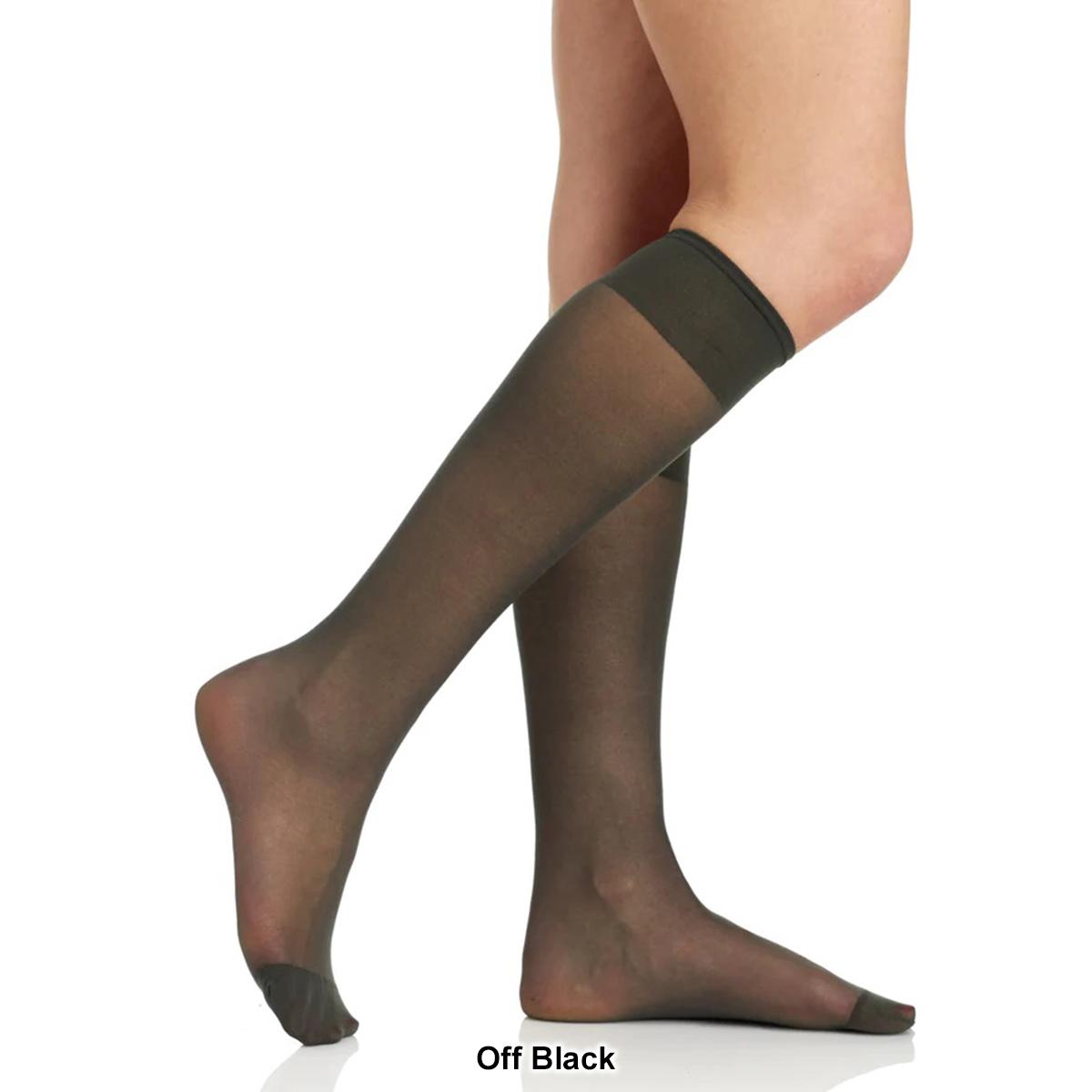 Womens Berkshire 3pk. All Day Sheer Knee High Hosiery