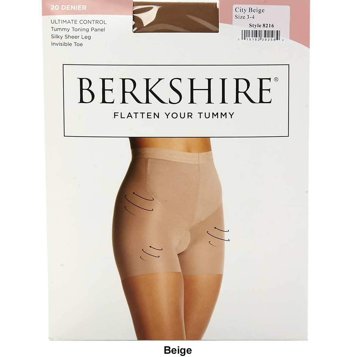 Womens Berkshire Flat Tummy Silky Sheer Shaping Pantyhose