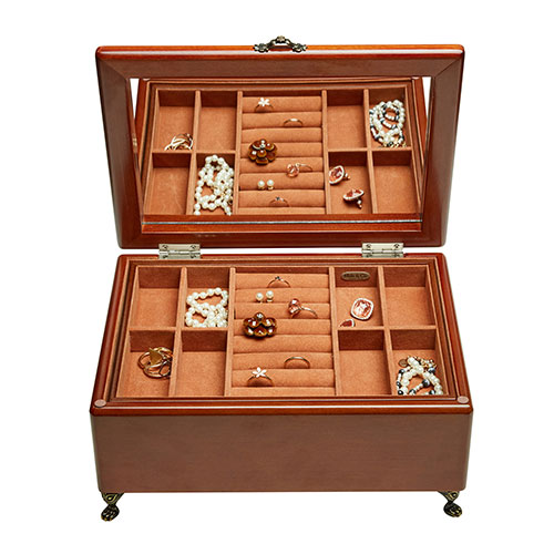 Mele & Co. Kinsley Wooden Jewelry Box
