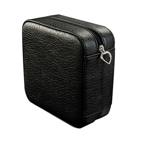 Mele & Co. Dana Faux Leather Jewelry Box - Black