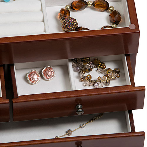 Mele & Co. Fairhaven Wooden Jewelry Box