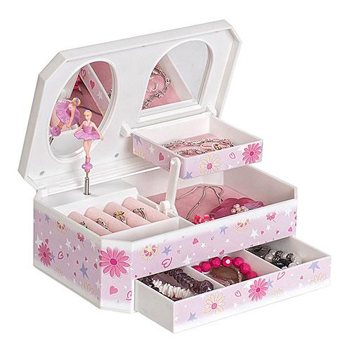 Mele & Co. Hayley Girl Glittery Musical Ballerina Jewelry Box alternate view