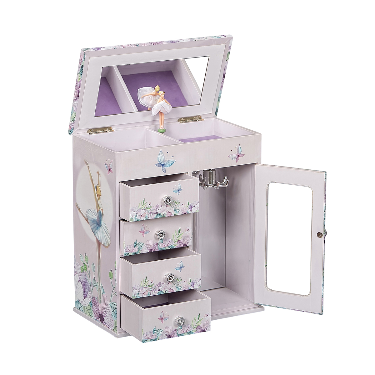 Mele & Co. Liliana Girl's Musical Ballerina Jewelry Box