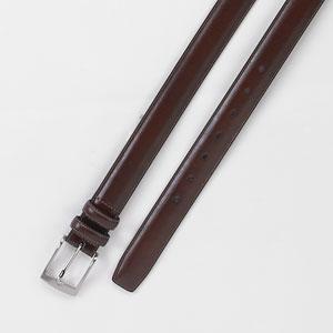 Mens John Henry(R) Silver Tone Buckle Dress Belt