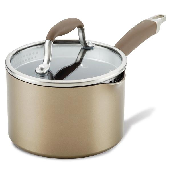 Anolon(R) 2qt. Straining Saucepan