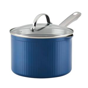 Farberware(R) Style 3qt. Nonstick Cookware Saucepan w/Straining Lid