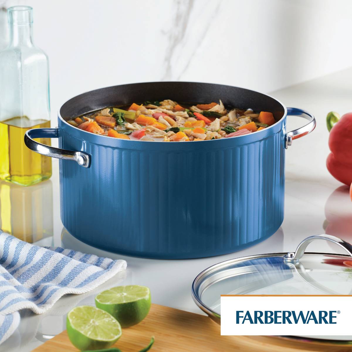 Farberware(R) Style 6qt. Nonstick Cookware Stockpot