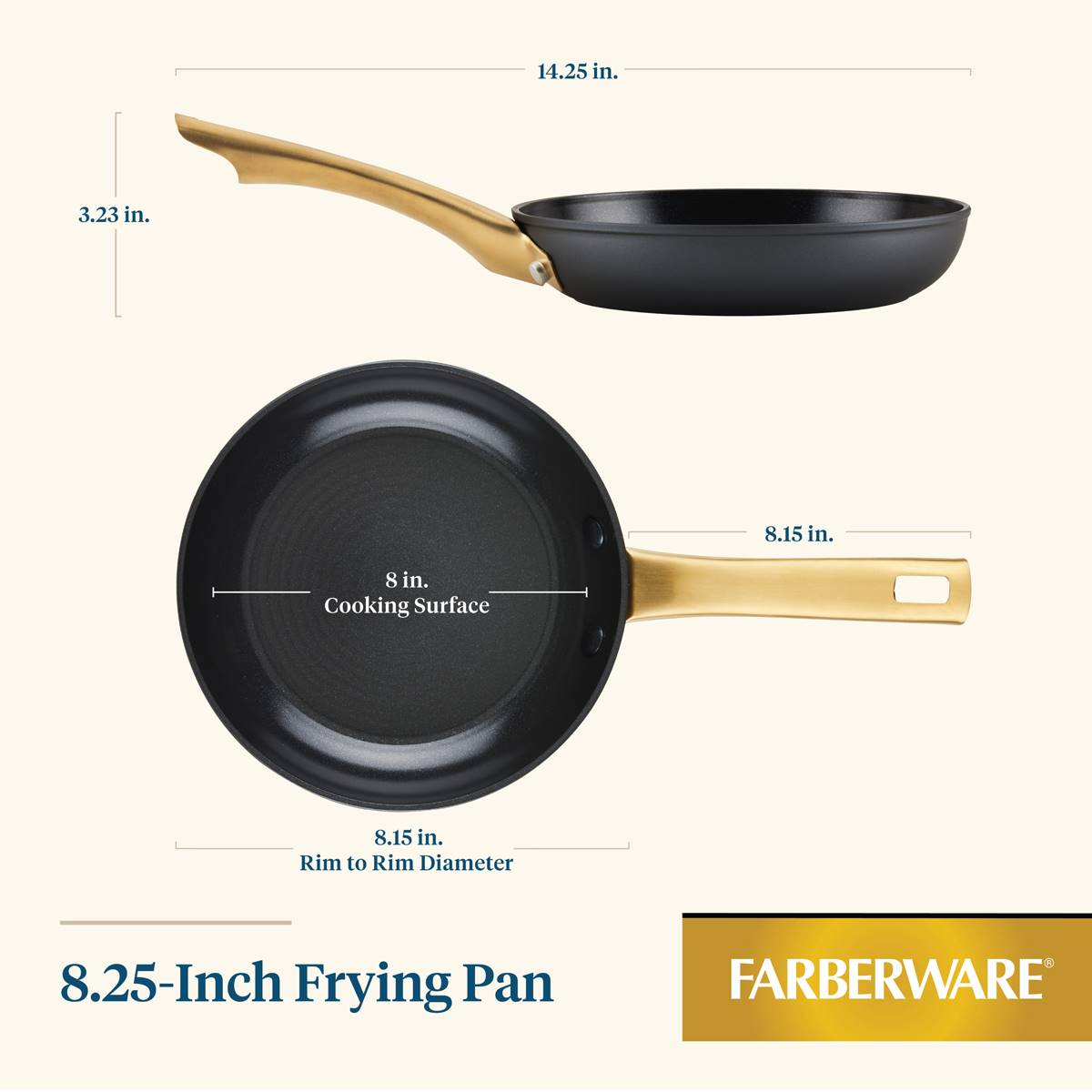 Farberware(R) Forged Induction Ceramic Nonstick 8.25in. Frying Pan