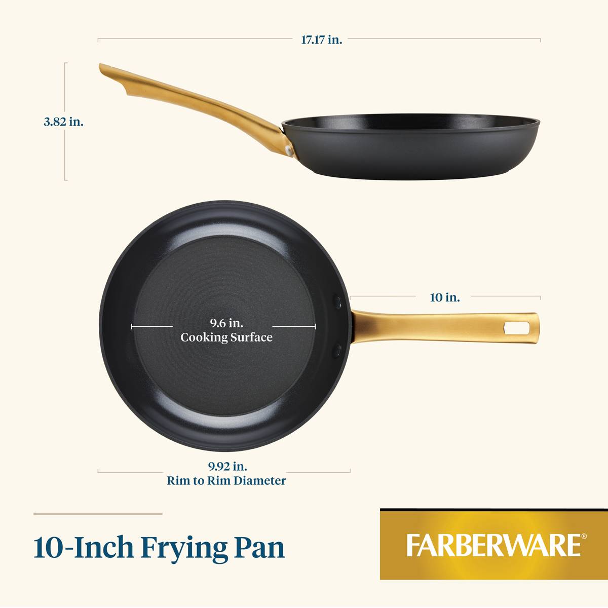 Farberware(R) Forged Induction Ceramic Nonstick 10in. Frying Pan