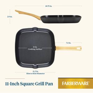 Farberware(R) Forged Induction 11in. Square Grill Pan alternate view