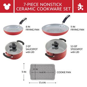Farberware(R) Disney Bon Voyage Ceramic Nonstick 7pc. Cookware Set alternate view