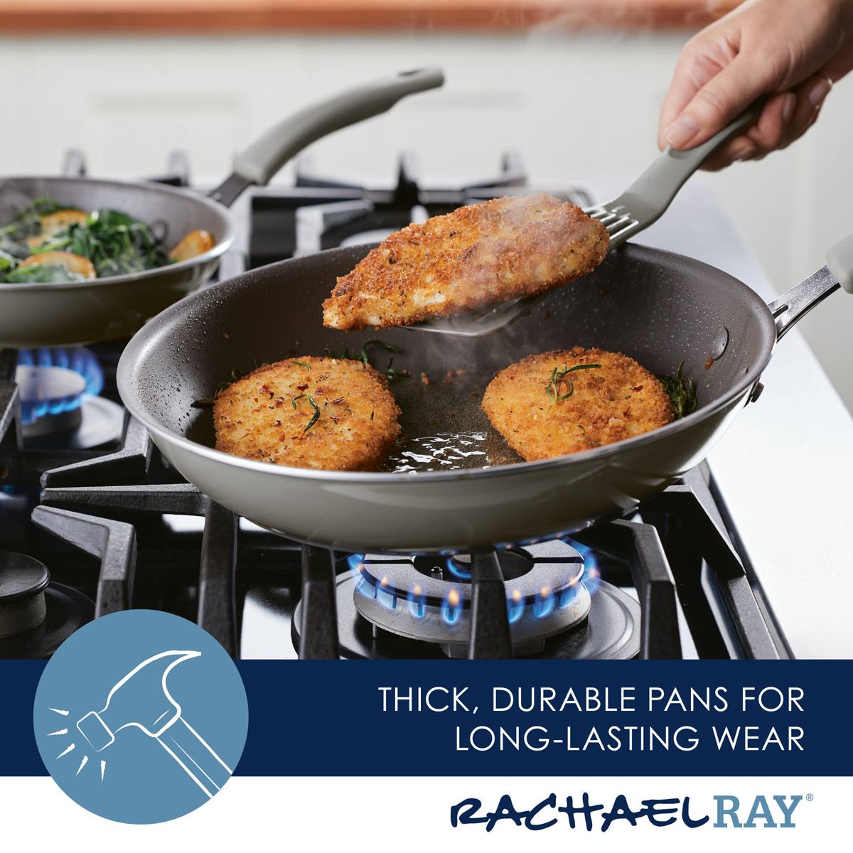 Rachael Ray Cook + Create 2pc. Aluminum Nonstick Frying Pan Set