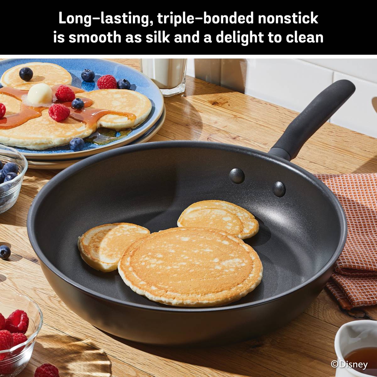 Disney 4pc. Steamboat Willie Nonstick Induction Cookware Set