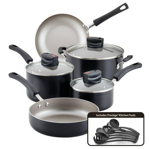 Farberware(R) Smart Control(tm) 14pc. Aluminum Nonstick Cookware Set