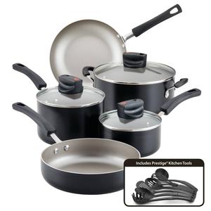 Farberware(R) Smart Control(tm) 14pc. Aluminum Nonstick Cookware Set