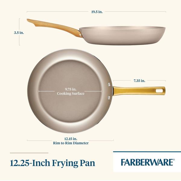 Farberware(R) Radiant 12.25in. Frying Pan - Champagne alternate view