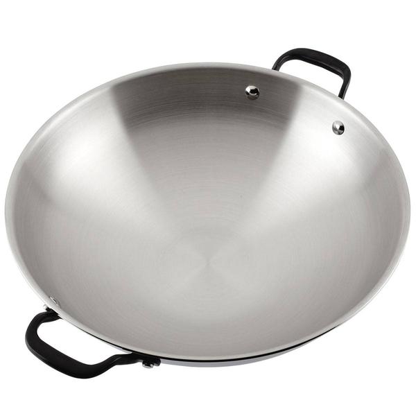KitchenAid(R) 15in. 5-Ply Clad Stainless Steel Wok alternate view