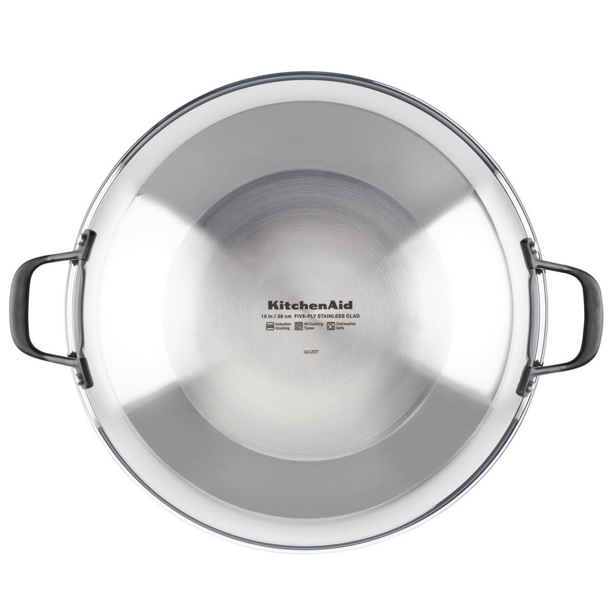 KitchenAid(R) 15in. 5-Ply Clad Stainless Steel Wok