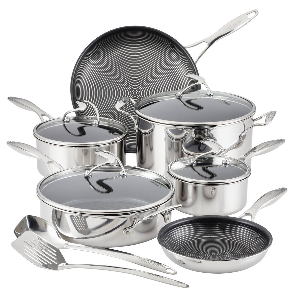 Circulon(R) 12pc. Stainless Steel Cookware And Utensil Set