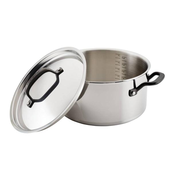 KitchenAid(R) 5-Ply Clad Stainless Steel Stockpot with Lid alternate view