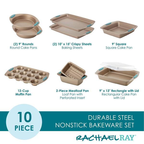 Rachael Ray Cucina Nonstick Bakeware 10pc. Pan Set alternate view