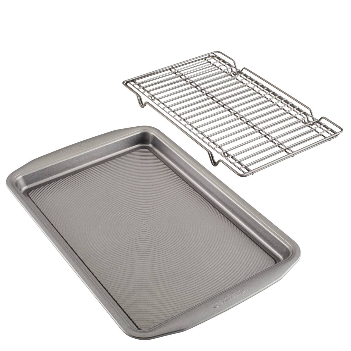 Circulon Bakeware 3pc. Baking Sheet Pan And Cooling Rack Set