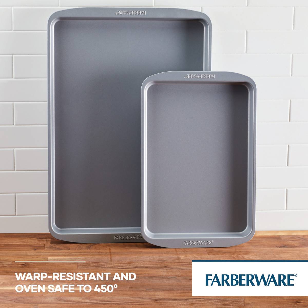 Farberware(R) 2pc. SmartBrown Bakeware Non-Stick Sheet Pan Set