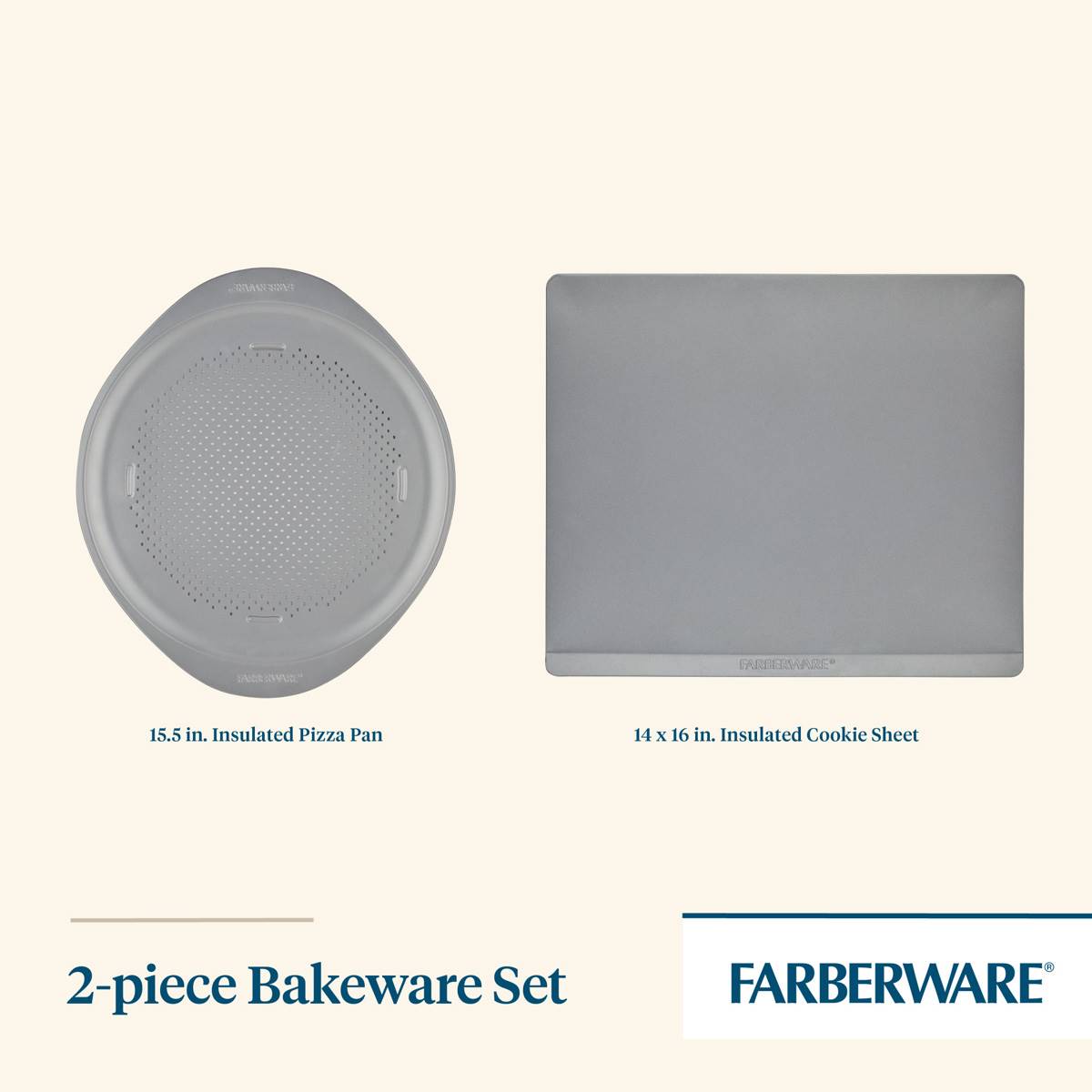 Farberware(R) GoldenBake Non-Stick Baking Sheet & Pizza Crisper Pan