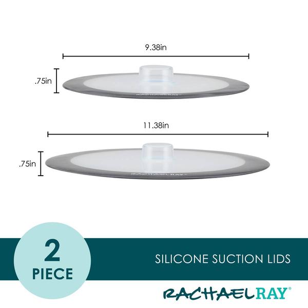 Rachael Ray 2pc. Top This! Silicone Suction Lids Set alternate view