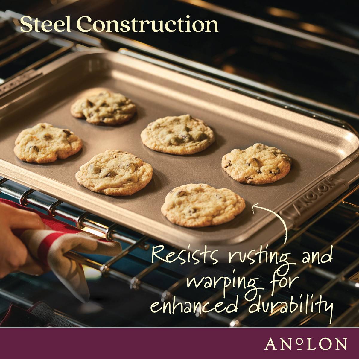 Anolon(R) Advanced Bakeware 2pc. Nonstick Cookie Sheet Pan Set