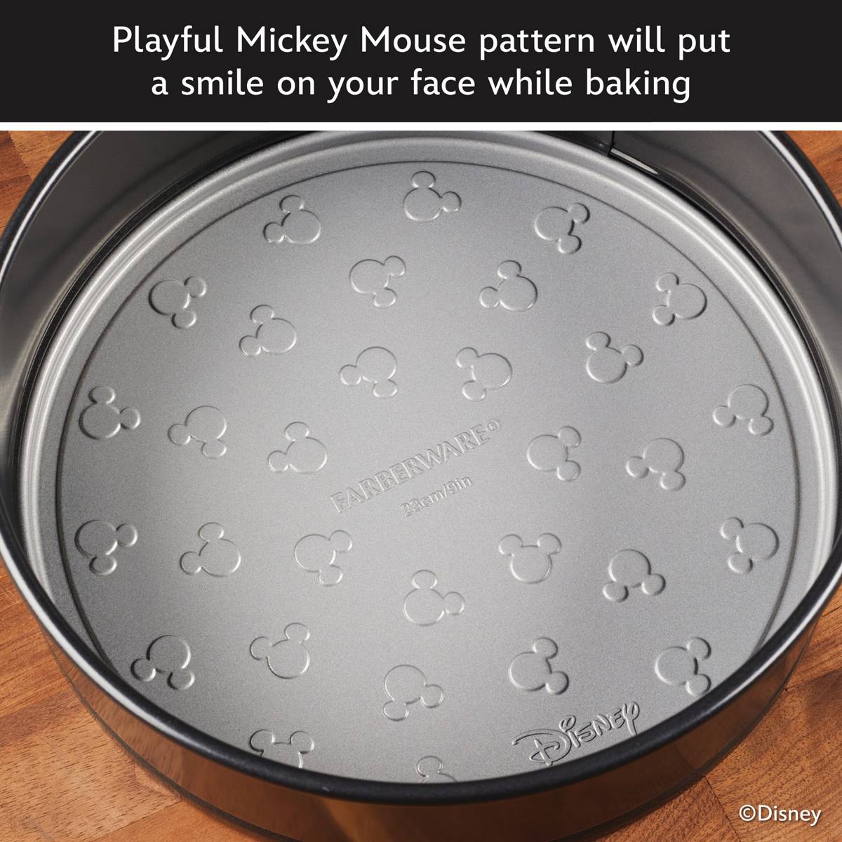 Farberware(R) Disney Bake W/ Mickey Nonstick 9in. Springform Pan