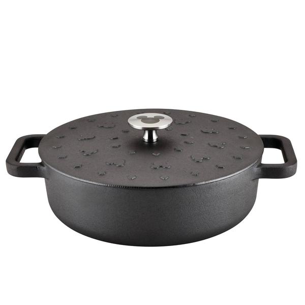 Farberware(R) Disney Monochrome 3qt. Cast Iron Shallow Casserole alternate view