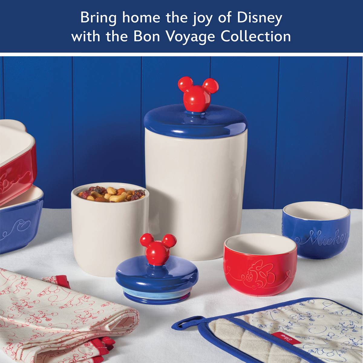 Disney Home Bon Voyage 2pc. Ceramic Ramekin Set