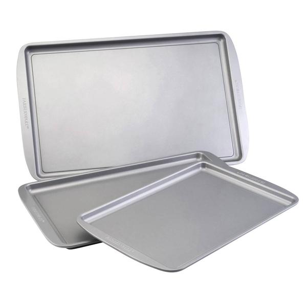 Farberware(R) 3pc. Non-Stick Bakeware Cookie Pan Set