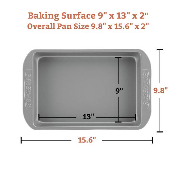 Farberware(R) 9x13 Non-Stick Bakeware Rectangular Cake Pan alternate view