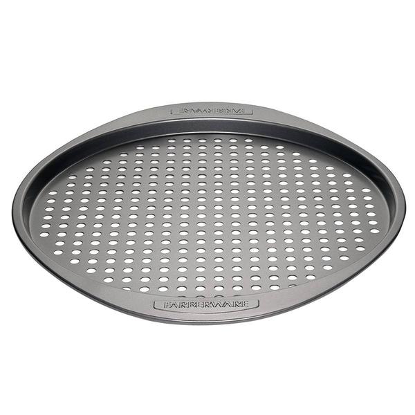Farberware(R) 13in. Non-Stick Bakeware Round Pizza Crisper