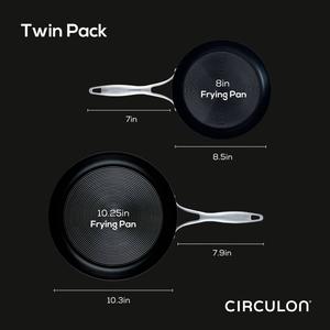 Circulon(R) 2pc. Stainless Steel Frying Pan Set alternate view