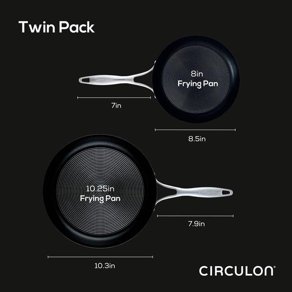 Circulon(R) 2pc. Stainless Steel Frying Pan Set alternate view