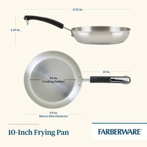 Farberware(R) Brilliance Stainless Steel 10in. Frying Pan alternate view